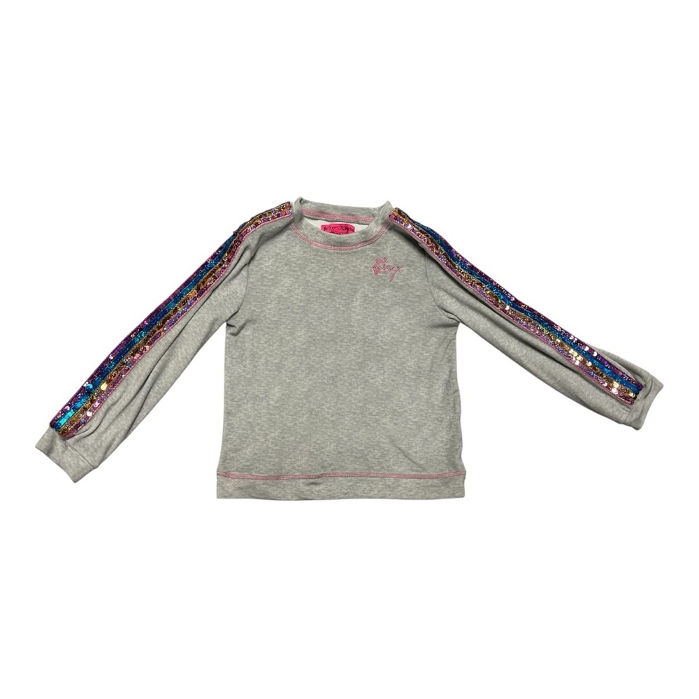 Betsey Johnson Girls Sequence Sweater - Size 6x
